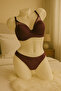 Padded Bra Panty Tulle Detailed Underwear Set - 8