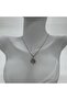 Steel Silver Sun Detail Necklace - Silver - 3