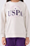 U.S. Polo Assn Girls' White Tracksuit Set - 4