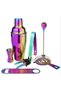 Set pentru Barman, Rainbow, 8 piese, Multicolor