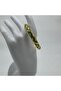 Special Series Green Enamel Handcuffs - Gold - 3
