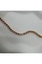Special Series Gold Pink Stone Detailed Waterway Bracelet - Gold - 3