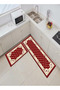 2-Piece Luxurious Anti-Slip Water Absorbent Kitchen Floor Mats 120x40 & 60x40 cm - 3