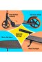 Licensed L6-200 Foldable Metal Footrest Non-Slip Base 2 Wheel 8+ Years Old Children's Scooter - 2