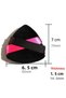 1Pcs Ribbon - Black Cotton Washable Velvet Puff, Face Contour Makeup & Cloth Sponge Cosmetic Foundation - 7