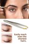 100% Steel Tweezers (feather Hair Removal Eyebrow Mustache Waxing Facial Skin Hair Removal Tweezers)