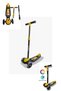 Swing lighted 3 wheel scooter yellow - 5