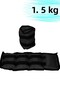 Hand And Ankle Weight 2x1,5 Kg Sandbag Corset Weight Muscle Strengthen Pilates 1.5kg Black - 8