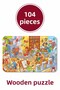 Toy Factory 104 Piece Wooden Puzzle
