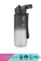 800ml New Dual-Color Leakproof BPA-Free Motivational Tritan Water Bottle with Lockable Lid - 2
