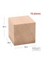 Store Wooden Cube Blocks 4 Cm - 10 Pieces - Natural Wooden Cube - 2