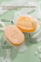 Set of 2 Natural Pumpkin Fiber Soap - Amber/Coconut - 3