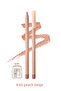 Clio Velvet Lip Pencil Set - Creamy Formula with Lip, Pencil and Sharpener 02 Peach Beige
