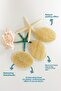 Natural Bath Scrub Gloves and 6 Peeling Discs - 6