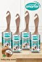 Lint Collector Roller 4 Pieces Coconut