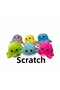 Happy - Sad Plush Octopus Toy Double Sided Emotional Colorful 1Pcs Keychain - 2