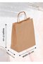 10 Pieces of Kraft Bags - Twisted Handle, Paper Bag (25X12X31)