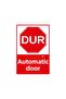 Stop Automatic Door Warning Sign – Uv Printed Aluminum Sign – Warning Caution Sign - 20cm X 30cm