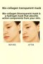 Collagen Reinforced Self-Melting Transparent Hydrogel Facial Mask 4 Pcs - 4