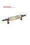 Porcelain Metal Furniture Handle. Cabinet Drawer Handle Kulb. Asos64Mm -Stk3099