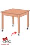 50' Ball Bearing Table Cabinet Coffee Table Furniture Caster with Swivel Plate 4 Pieces - 4