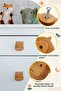 Dog Pattern (1 Pc) Baby Kids Room Wooden Furniture Cabinet Drawer Handle - 2