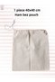 40x40 cm, 1 Piece, Unbleached Canvas Pouch - Organizer Pouch for Legumes, Vegetables, Fruits, Shopping, Storage