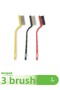 3 Pcs Brush Set - Rust Removal Oil Cleaning - Metal Cleaning Brush - Cooker, Oven, Barbecue Brush
