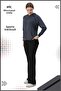 Women's Sports Tracksuit Set Diving Fabric Hooded Flared Comfortable Anthracite 3053 - 2