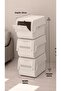 Motek MT-40 S-Box 8 لتر 3 قطع منظم متعدد الأغراض بيج (3*8 لتر)