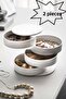 2 Pieces 4 Tiers Rotating Jewelry Organizer Jewelry Box Organizer