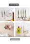 12 Pieces 6x6 Cm Transparent Self Adhesive Water Resistant Strong Hanger with Hooks - 2
