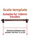 Furniture Kitchen Cabinet Cupboard Handle Handle Handles Antiqued Antique Copper Flat Metal 128 mm 12.8 cm - 3