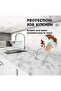 Multi-Purpose Non-Slip Decorative Shelf and Inside Cabinet Cover Size: 50 cm X 15 m Marble Design - 8