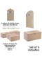 Hurç Organizer Storage Bag 4 Pieces 64X41X35 cm and 1 Clothes Bag Set of 5 - 4