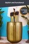Makeup Organizer, Makeup Brush Holder, Makeup Brush Holder, Gold Antique Finish, Model 11 - 3
