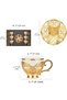 Turkish Coffee Presentation Set Metal Coffee Cup Set Arabic Coffee Cup - 5
