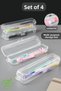 4 Pcs Pen Storage Case - Travel Type Accessory Organizer Organizer Storage Carrying Container
