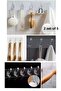 2-Piece Silicone 5-Piece Clear Strong Self-Adhesive 29X7 Door Wall Hanger Heavy Load-Bearing