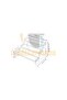 Perfume Cosmetic Display Stand Cupcake Holder Bedroom Organizer Ladder Shape Display Rack L - 3
