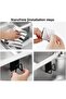 4 Pieces Black Sponge Holder Sink Sponge Rack Bathroom Kitchen Organizer Faucet Side Sponge Holder Ssng-1
