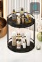 Bathroom Cosmetic Jewelry Organizer Multi-Purpose Organizer 2-Tier Serving Presentation Tray Treat Holder - 2
