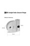 Cabinet Covering Door Hinge Removal for Wet Volume 18 mm Chipboard. - 2