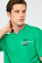 Green Oversize Cotton Crew Neck Short Sleeve Men's T-Shirt Xf1583 - 6