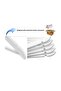 White Wooden Look Premium Special American Hook Hanger 36 Pieces - 3