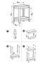 Flex Elite Pro 2 Tier Black Wheeled Multi-Purpose Bathroom & Kitchen Organizer Shelf – under Sink Detergent - 7