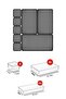 8 Piece Drawer Organizer, Organizer Set - 2