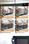 2-Piece Folding Stackable Double Lid Organizer Organizer Box Anthracite - 7