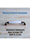 Furniture Kitchen Drawer Cabinet Door Cabinet Handle Handle Real Porcelain Handles White (96Mm-9.6Cm) - 3