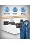 38 Cm Meat Series Black Latched Trouser Skirt Shorts Clothing Hanger 30 Pieces - 7